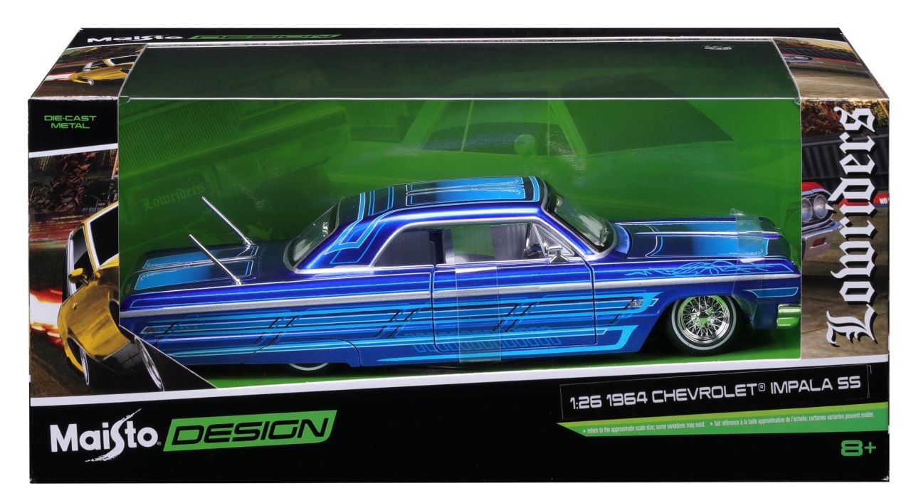 Chevrolet Impala 1964 Lowrider 1/24 blau - RCXX - RC Racing Shop | RC Models | Tuning & Spare Parts for Professionals