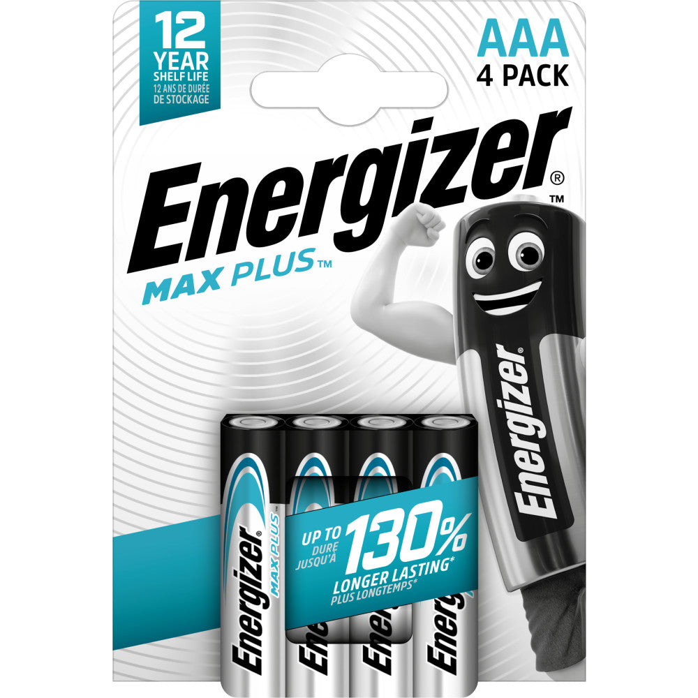 Piles alcalines AAA ENERGIZER® MAX PLUS™