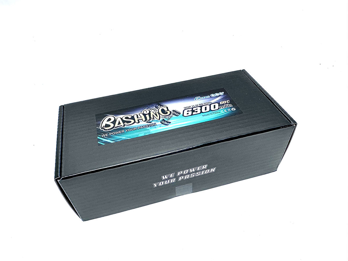 Gens ace Bashing LiPo 3S 11.1V-6300-60C(Deans) 139x46.5x38mm 430g