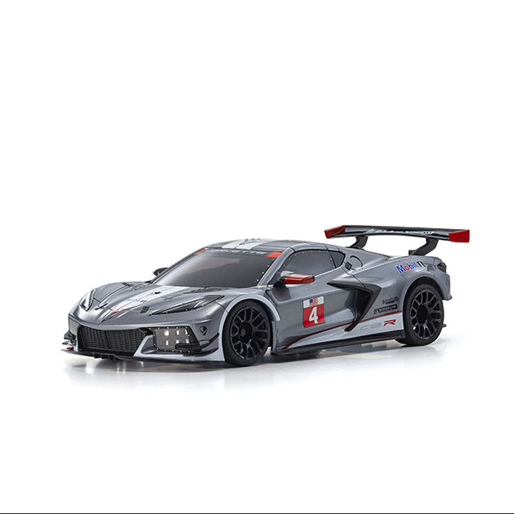 Kyosho Autoscale Mini-Z Chevrolet Corvette C8R Gris Métal/Blanc (W-MM)