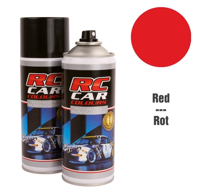 RC Car Colours RED 110 Lexan Colour Spray 150ml - PRC00110 - RCXX - rc racing for professionals