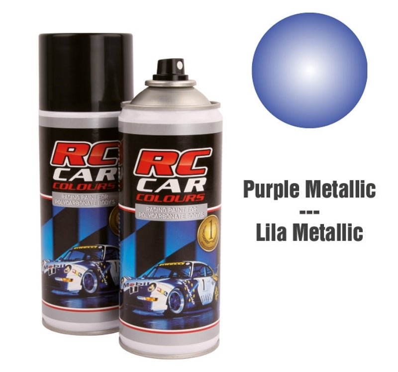 RC Car Colours METALIC Purple 930 Lexan Colour Spray 150ml - PRC00930 - RCXX - rc racing for professionals