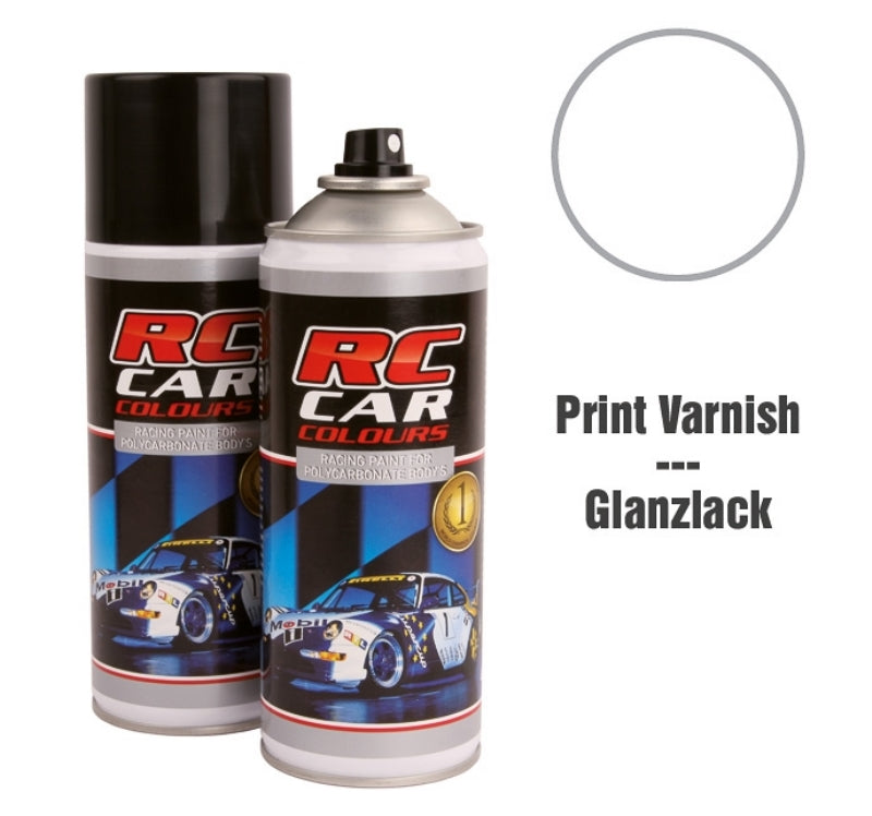 RC Car Colours PRINT & CHROME VARNISH 943 Lexan Colour Spray 150ml - PRC00943 - RCXX - rc racing for professionals