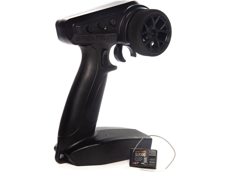 Spektrum SLT3 3-Channel 2.4GHz Transmitter + SLR300 Reciever - SPMSLT350 - RCXX - RC Racing Shop | RC Models | Tuning & Spare Parts for Professionals