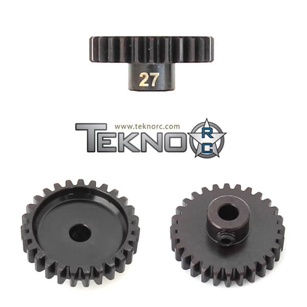Tekno M5 Pinion Gear (27t, MOD1, 5mm bore, M5 set screw) - TKR4187