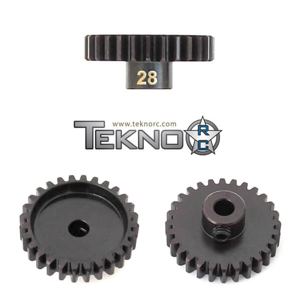 Tekno M5 Pinion Gear (28t, MOD1, 5mm bore, M5 set screw) - TKR4188