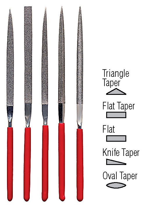 Diamond needle file set (5 pieces)