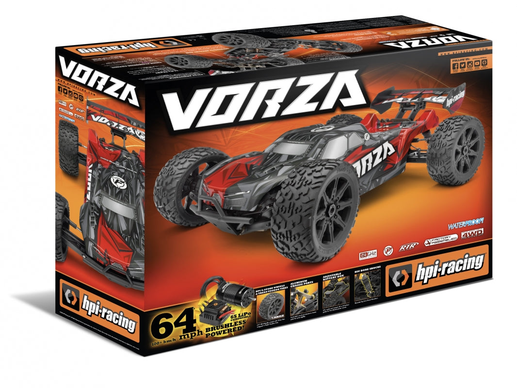 HPI VORZA FLUX 4S 1/8 4WD Truggy RTR - HPI160181