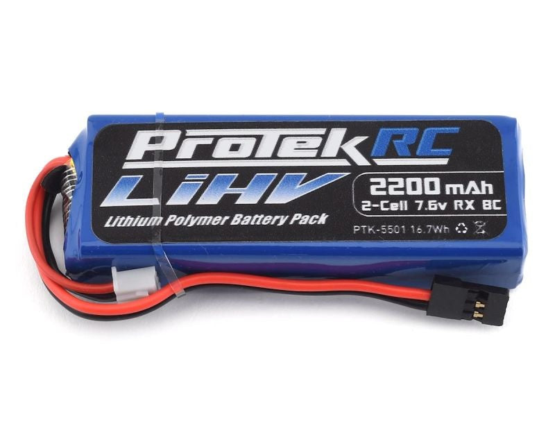 HV LiPo Empfänger Batterie Pack (Mugen/AE/8ight-X) RC (7.6V/2200mAh)