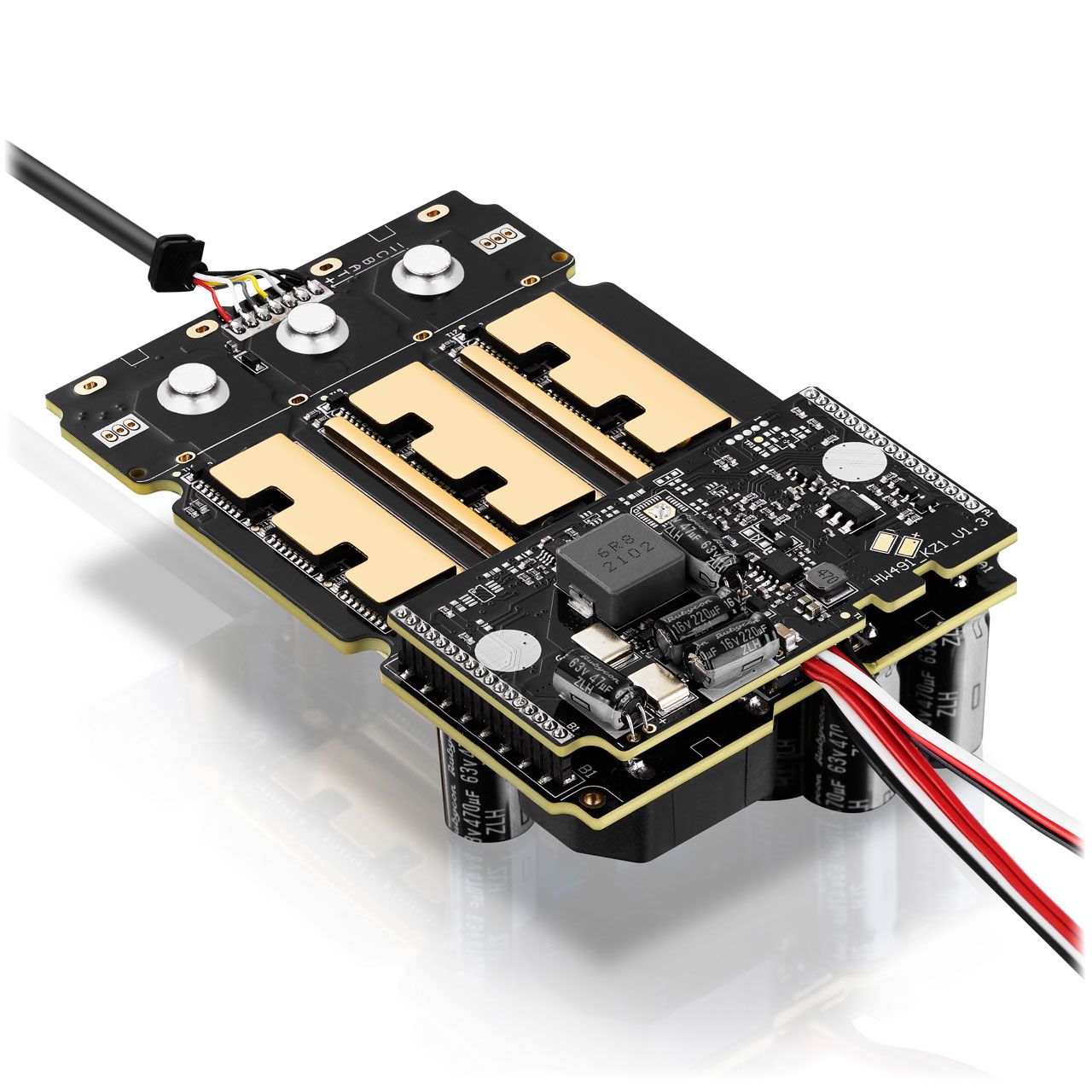 Contrôleur de vitesse électronique Hobbywing Ezrun MAX4-HV avec capteur 300 A, compatible avec batteries LiPo 6-12S