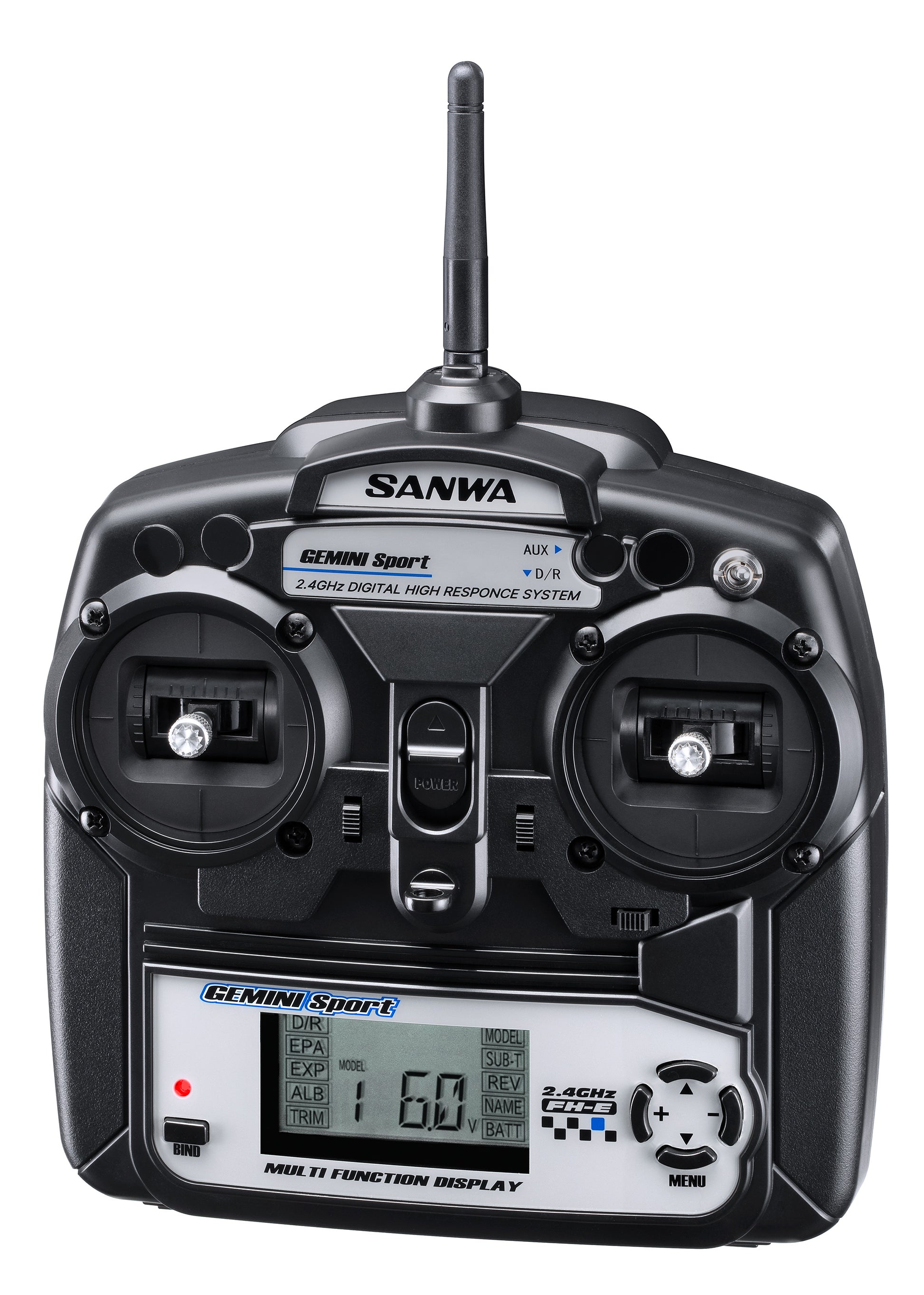 Sanwa Gemini Sports Radio + RX-391W Waterproof Receiver - 101A32871A - RCXX - RC Racing Shop | RC Models | Tuning & Spare Parts for Professionals