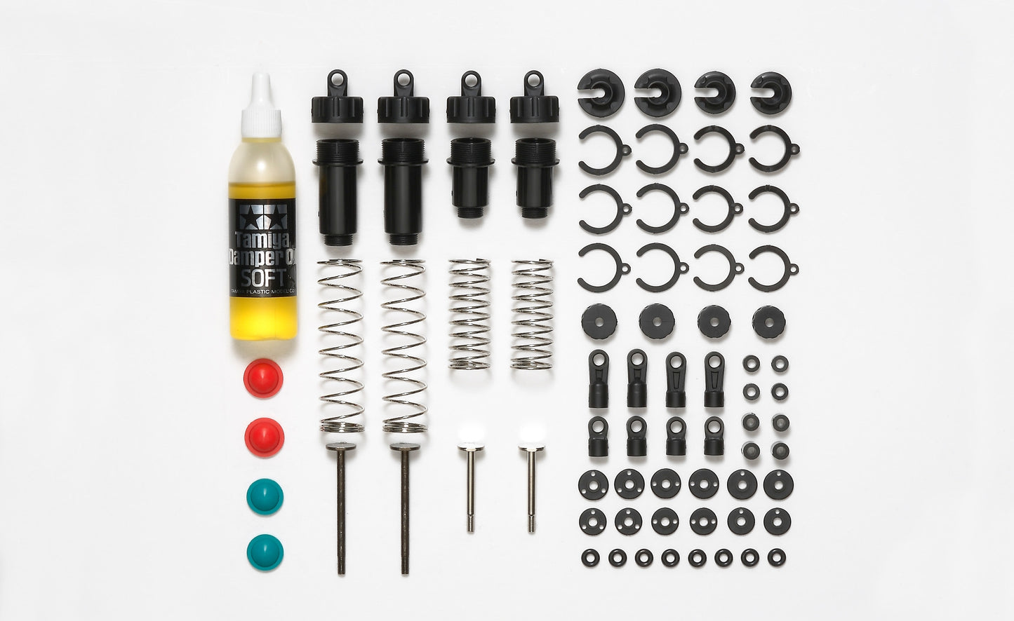 Tamiya DT-03 CVA Oeldruckdämpfer-Set (2+2) - RCXX - RC Racing Shop | RC Models | Tuning & Spare Parts for Professionals
