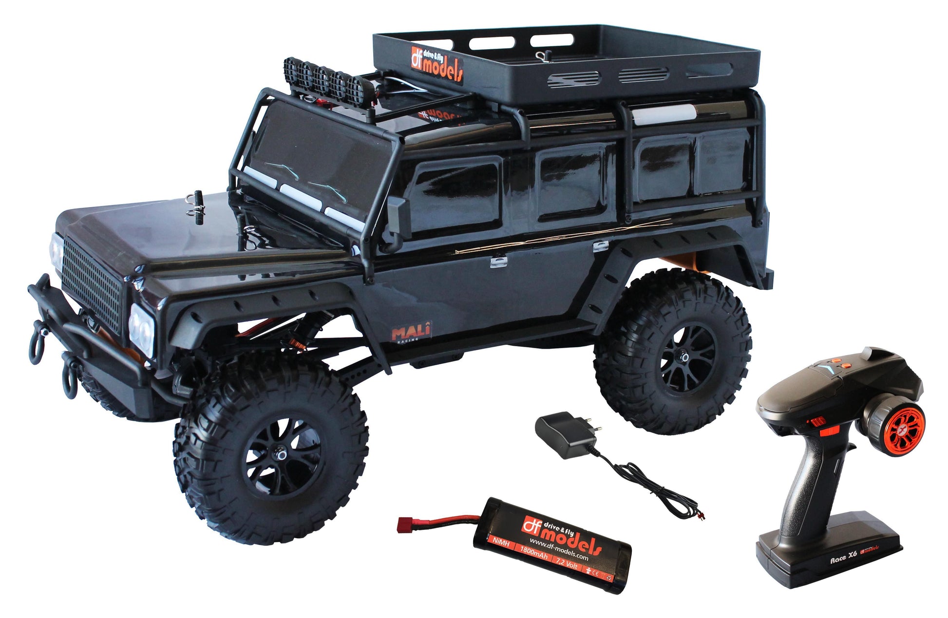 DF-Models DF-4J Crawler XXL SCHWARZ 2-Gang LED 2023 - RCXX - RC Racing Shop | RC Models | Tuning & Spare Parts for Professionals