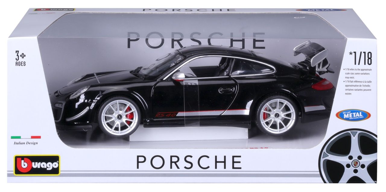 Porsche 911 GT3 RS 4.0 1/18 schwarz - RCXX - RC Racing Shop | RC Models | Tuning & Spare Parts for Professionals