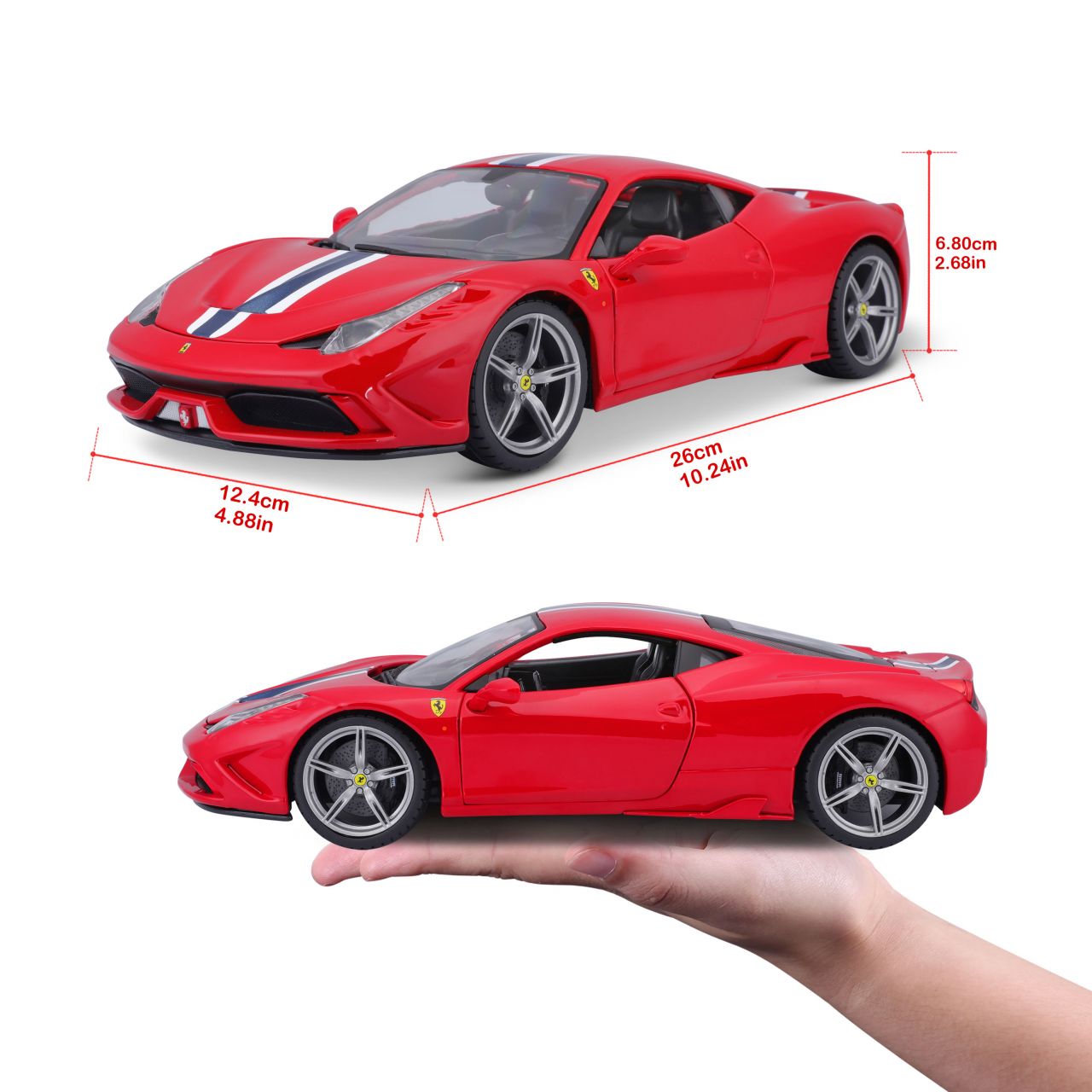 Ferrari R&P 458 Speciale 1/18 rot - RCXX - RC Racing Shop | RC Models | Tuning & Spare Parts for Professionals