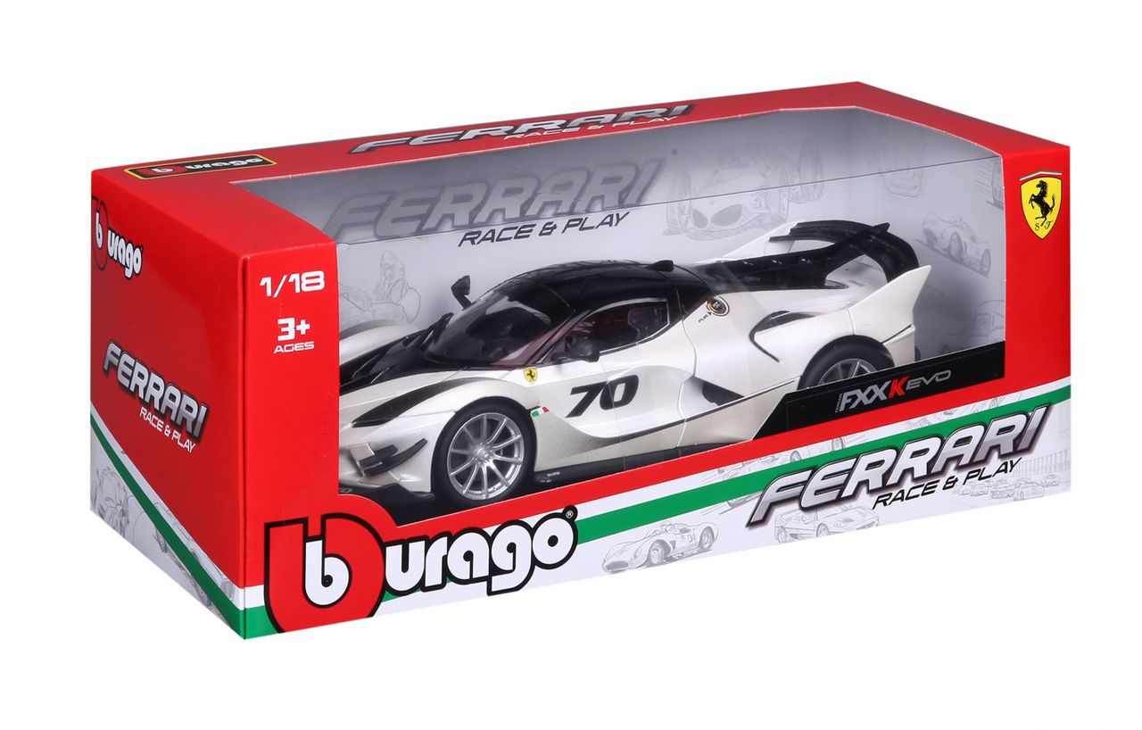 Ferrari R&P FXX-K EVO 1/18 weiss - RCXX - RC Racing Shop | RC Models | Tuning & Spare Parts for Professionals