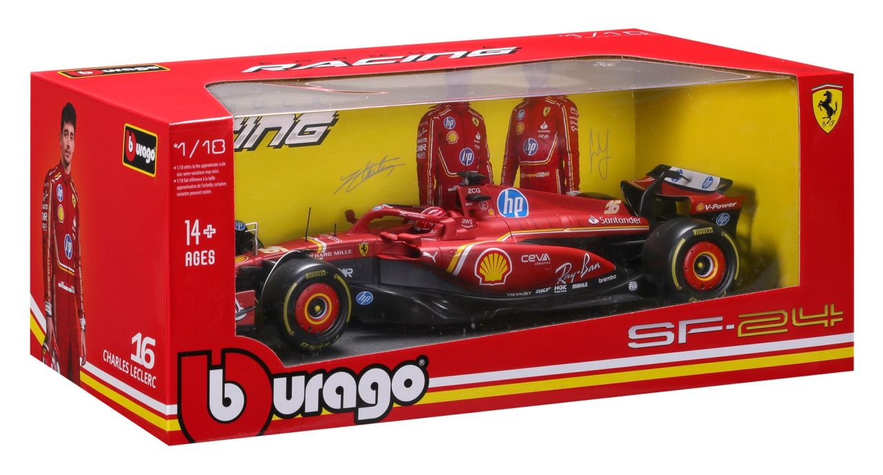 Ferrari F1 SF-24 1/18 Leclerc 2024 - RCXX - RC Racing Shop | RC Models | Tuning & Spare Parts for Professionals
