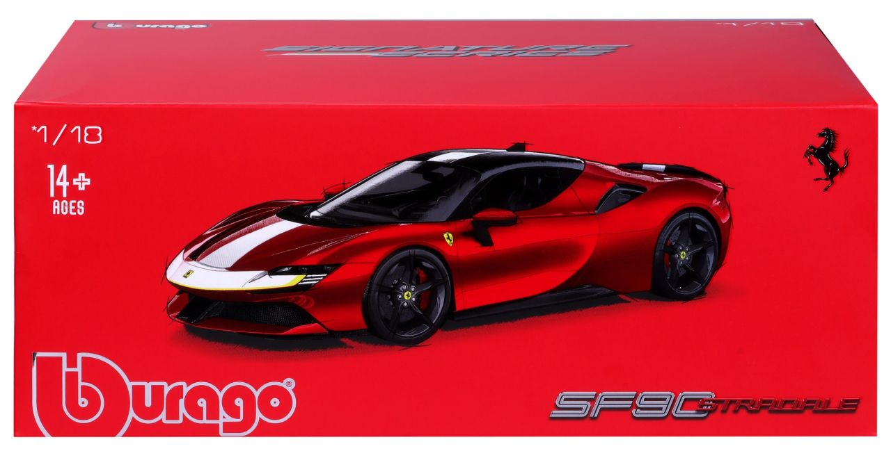 Ferrari Signature SF90 Stradale Fiorano 1/18 rot - RCXX - RC Racing Shop | RC Models | Tuning & Spare Parts for Professionals