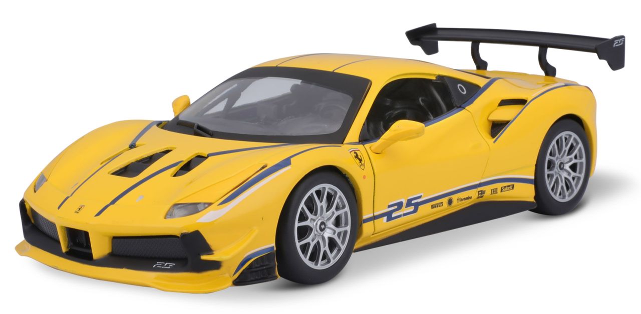 Ferrari Racing 488 Challenge 1/24 gelb - RCXX - RC Racing Shop | RC Models | Tuning & Spare Parts for Professionals