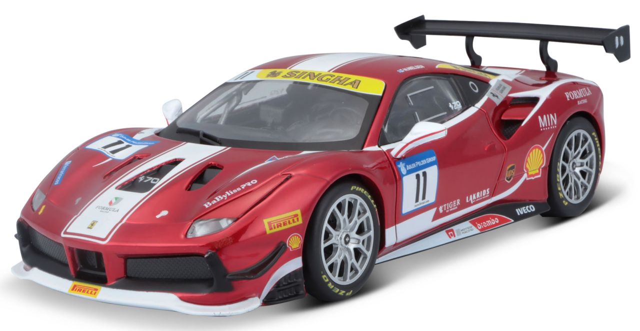 Ferrari Racing 488 Challenge 1/24 rot - RCXX - RC Racing Shop | RC Models | Tuning & Spare Parts for Professionals