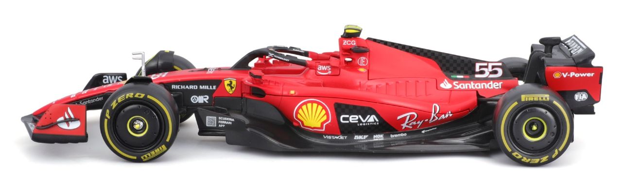 Ferrari F1 SF-23 mit Figur 1/24 Sainz - RCXX - RC Racing Shop | RC Models | Tuning & Spare Parts for Professionals