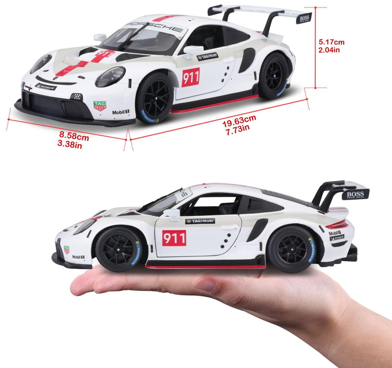 Race 1/24 Porsche 911 RSR GT weiss - RCXX - RC Racing Shop | RC Models | Tuning & Spare Parts for Professionals