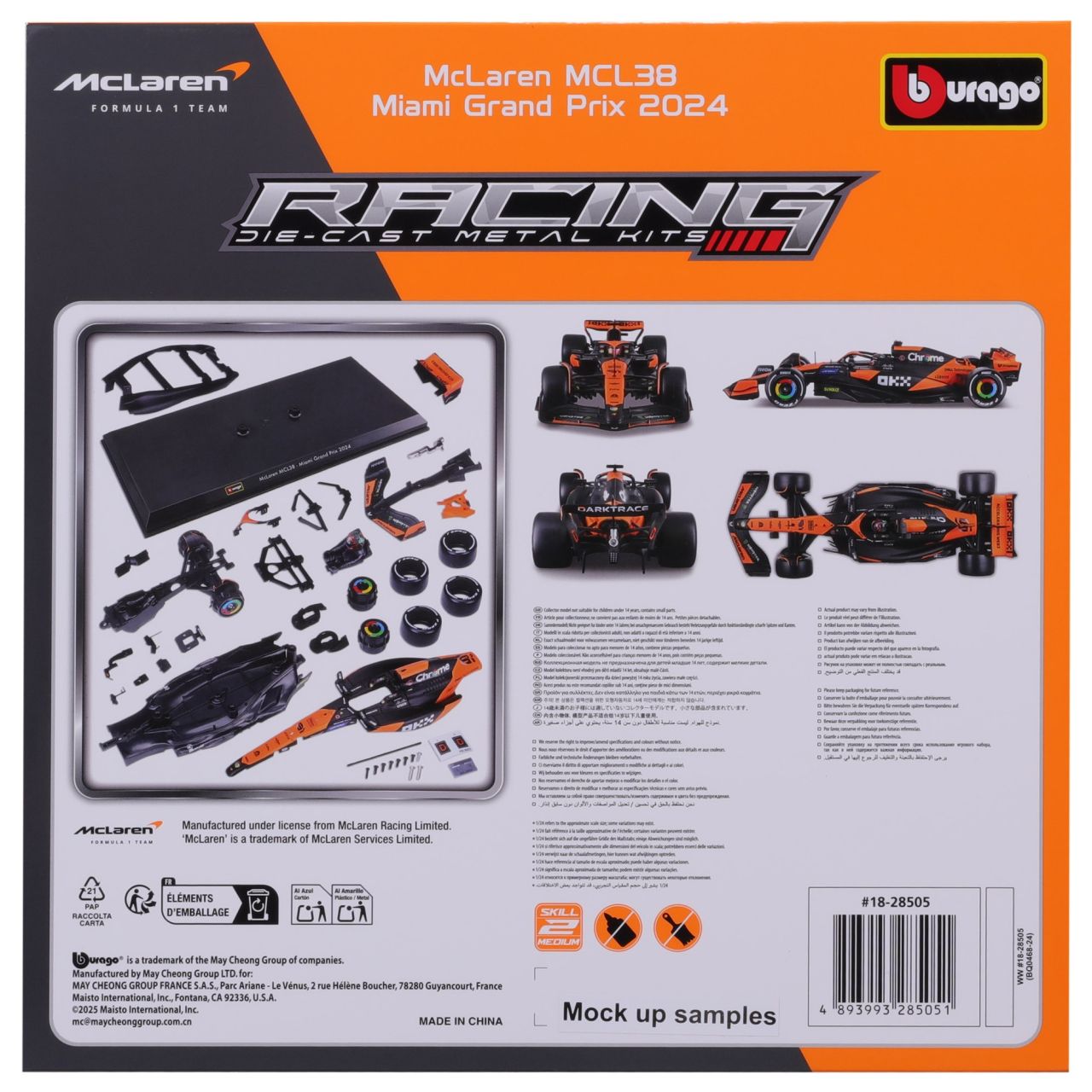 McLaren F1 MCL38 1/24 Kit Piastri 2024 - RCXX - RC Racing Shop | RC Models | Tuning & Spare Parts for Professionals