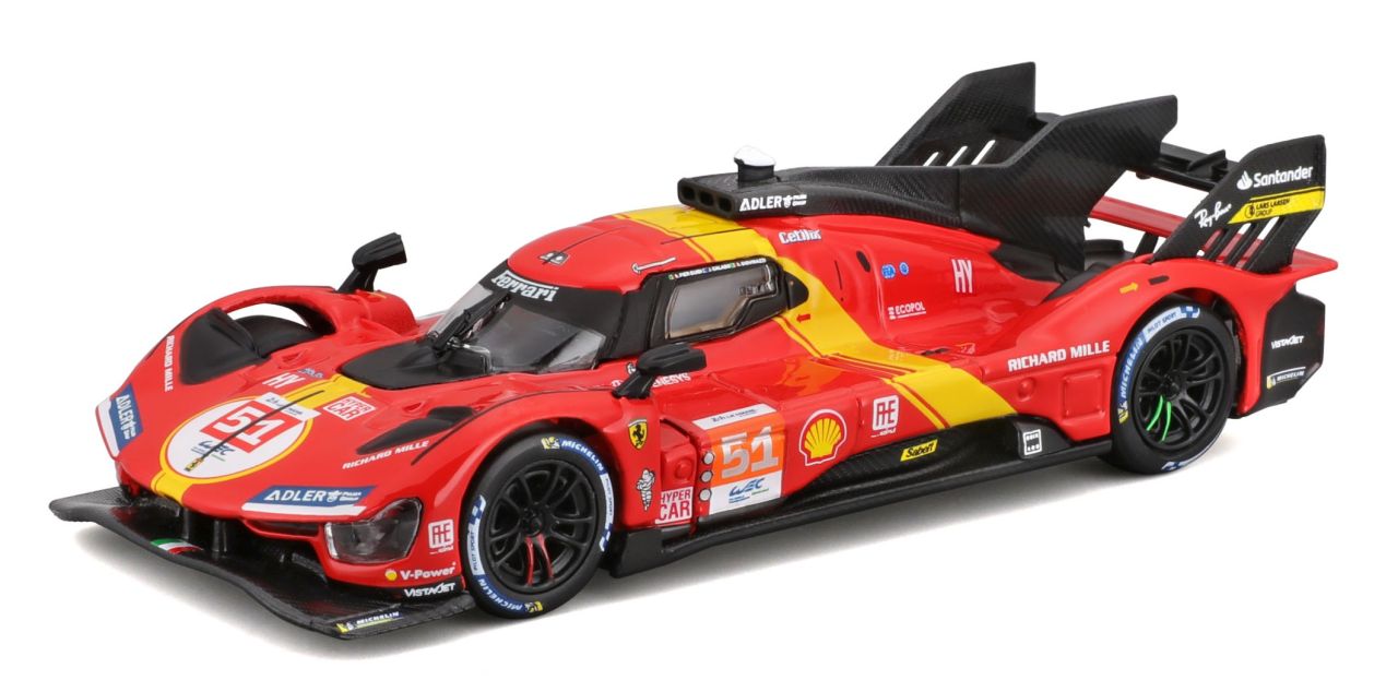 Ferrari Racing 499P LMH 2023 1/43 rot - RCXX - RC Racing Shop | RC Models | Tuning & Spare Parts for Professionals