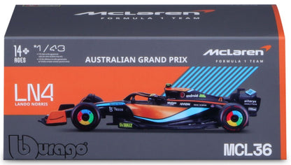 McLaren Mercedes F1 MCL36 1/43 Norris 2022 - RCXX - RC Racing Shop | RC Models | Tuning & Spare Parts for Professionals