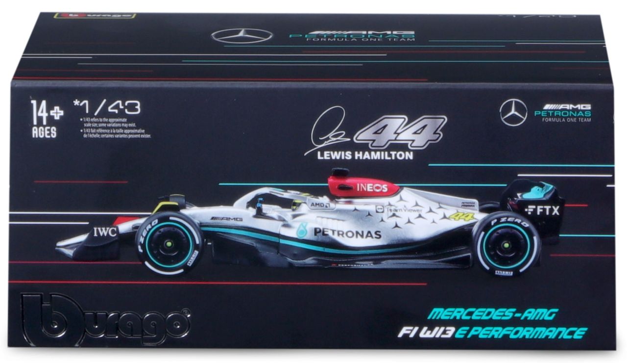 Mercedes-AMG F1 W13 1/43 Hamilton 2022 - RCXX - RC Racing Shop | RC Models | Tuning & Spare Parts for Professionals