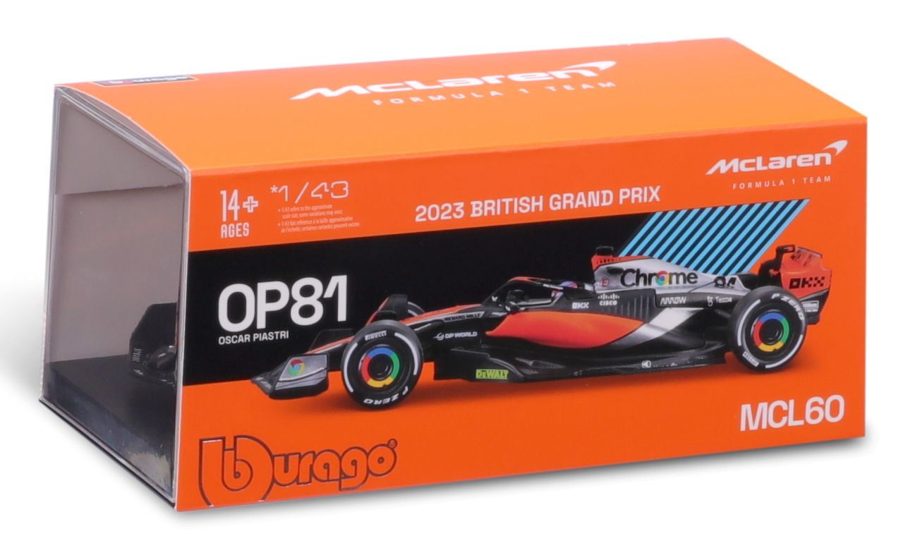 McLaren F1 Team MCL60 1/43 Piastri 2023 - RCXX - RC Racing Shop | RC Models | Tuning & Spare Parts for Professionals