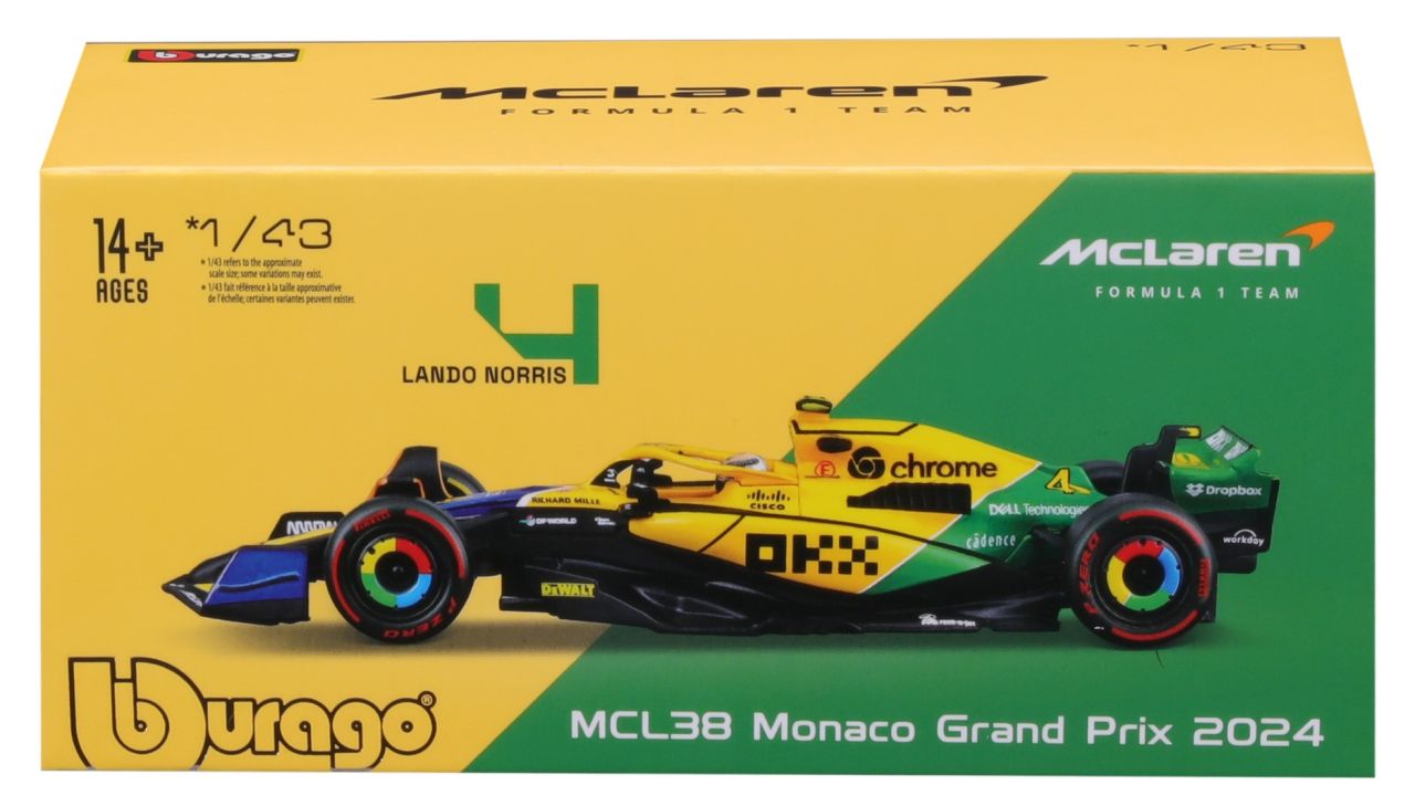 McLaren F1 MCL38 1/43 Norris 2024 Senna Edition - RCXX - RC Racing Shop | RC Models | Tuning & Spare Parts for Professionals