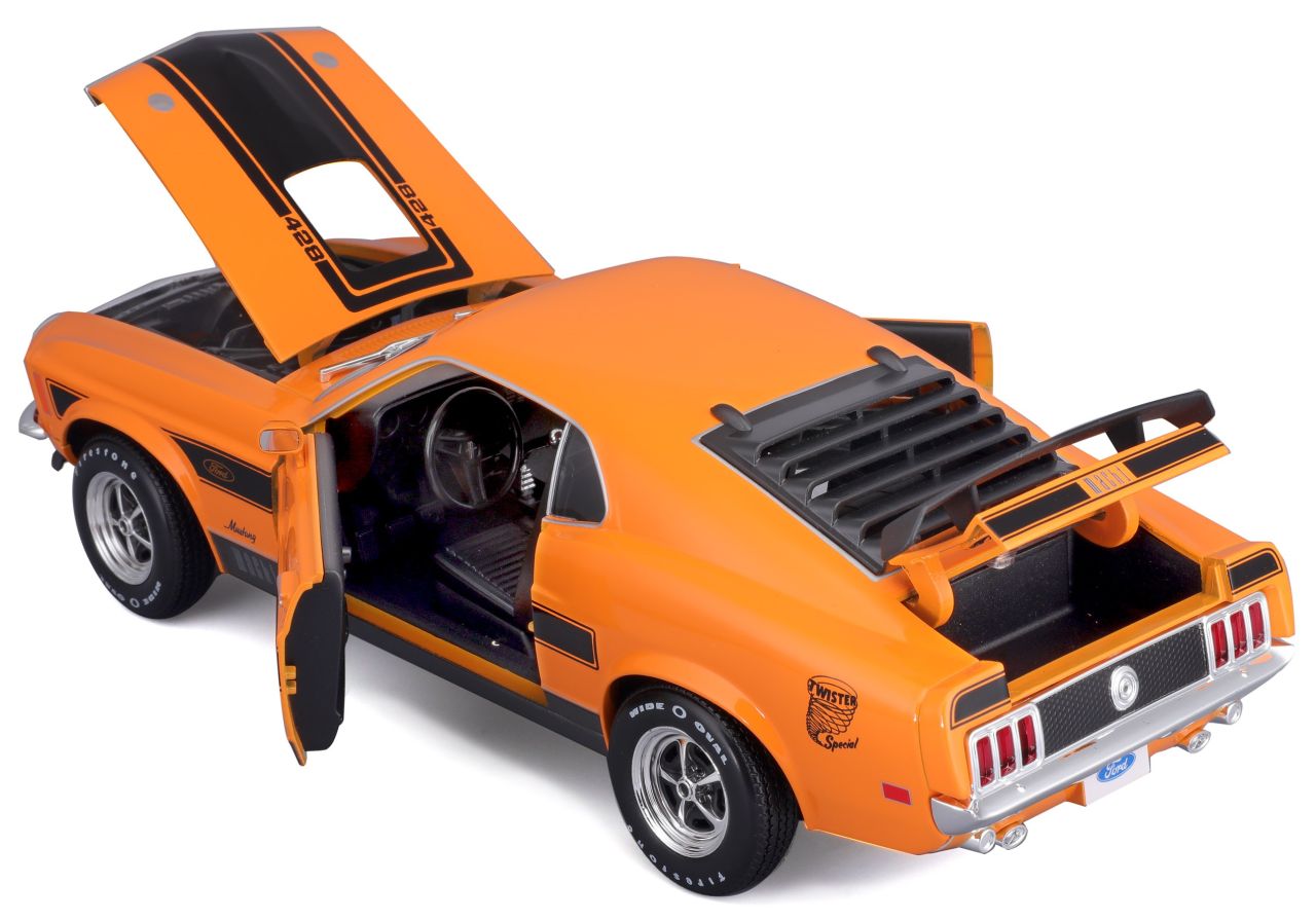 Ford Mustang Mach 1 1970 1/18 orange - RCXX - RC Racing Shop | RC Models | Tuning & Spare Parts for Professionals