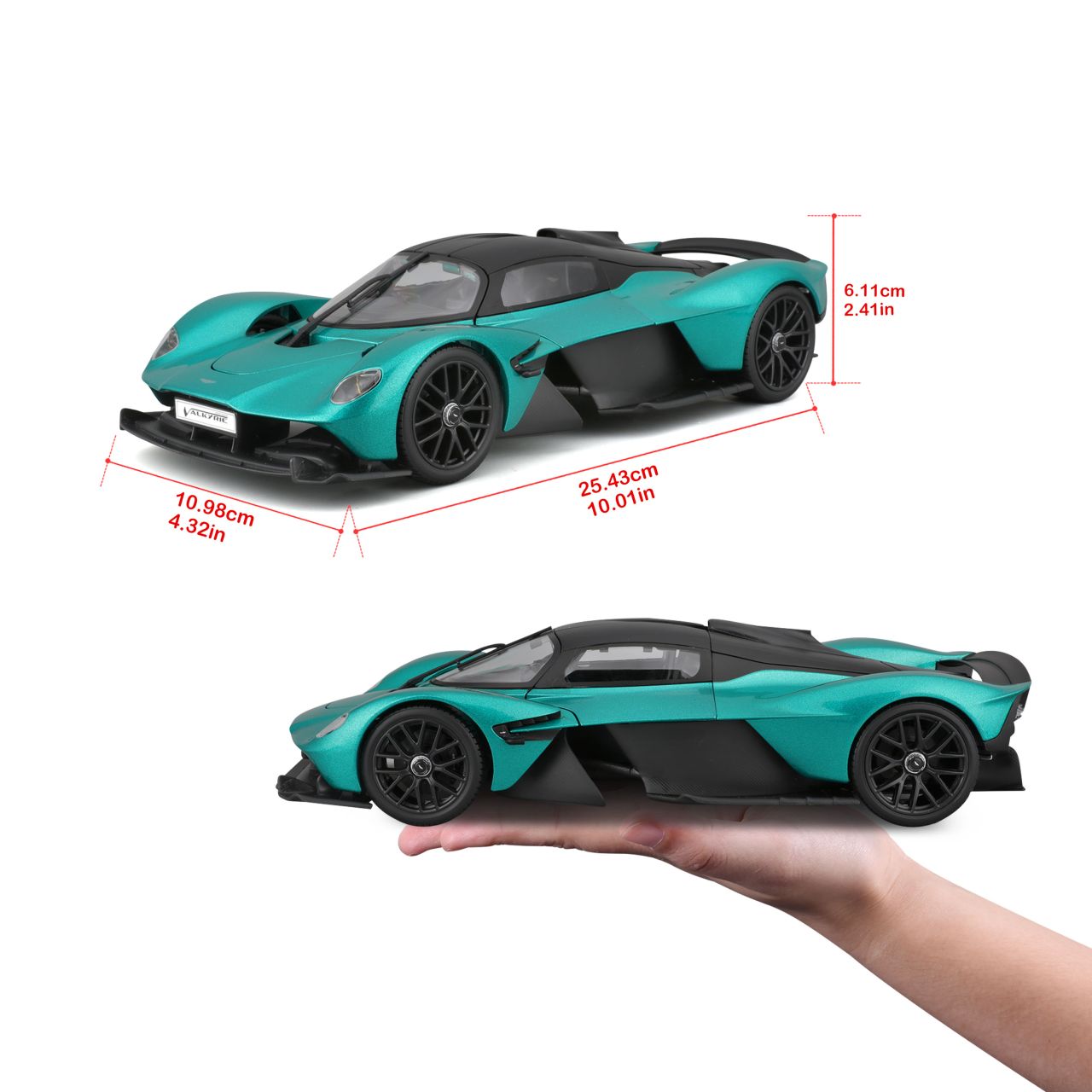 Aston Martin Valkyrie 2022 1/18 grün - RCXX - RC Racing Shop | RC Models | Tuning & Spare Parts for Professionals