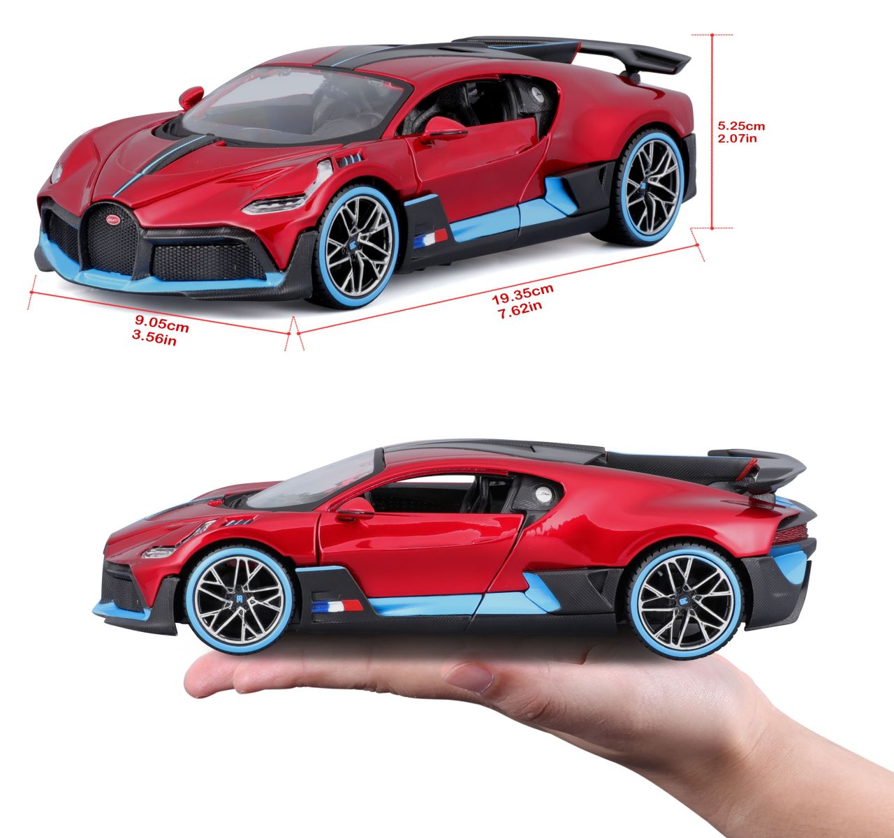 Bugatti Divo 1/24 rot - RCXX - RC Racing Shop | RC Models | Tuning & Spare Parts for Professionals