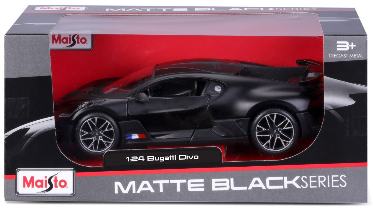 Bugatti Divo 1/24 schwarz matt - RCXX - RC Racing Shop | RC Models | Tuning & Spare Parts for Professionals