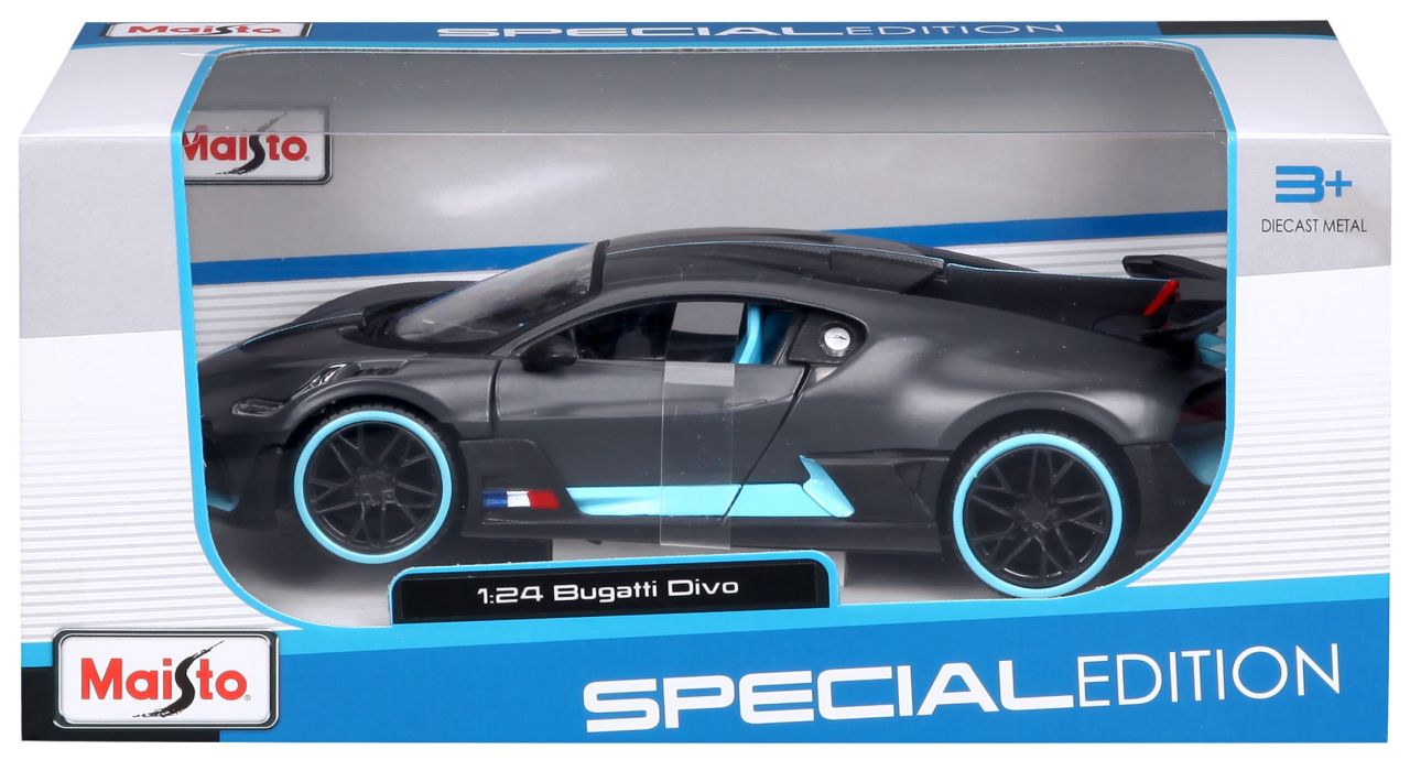 Bugatti Divo 1/24 grau - RCXX - RC Racing Shop | RC Models | Tuning & Spare Parts for Professionals