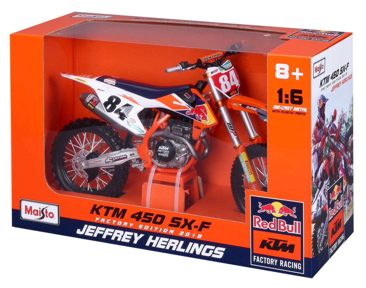 Red Bull KTM Supercross SX450 2018 J. Herling 1:6 - RCXX - RC Racing Shop | RC Models | Tuning & Spare Parts for Professionals