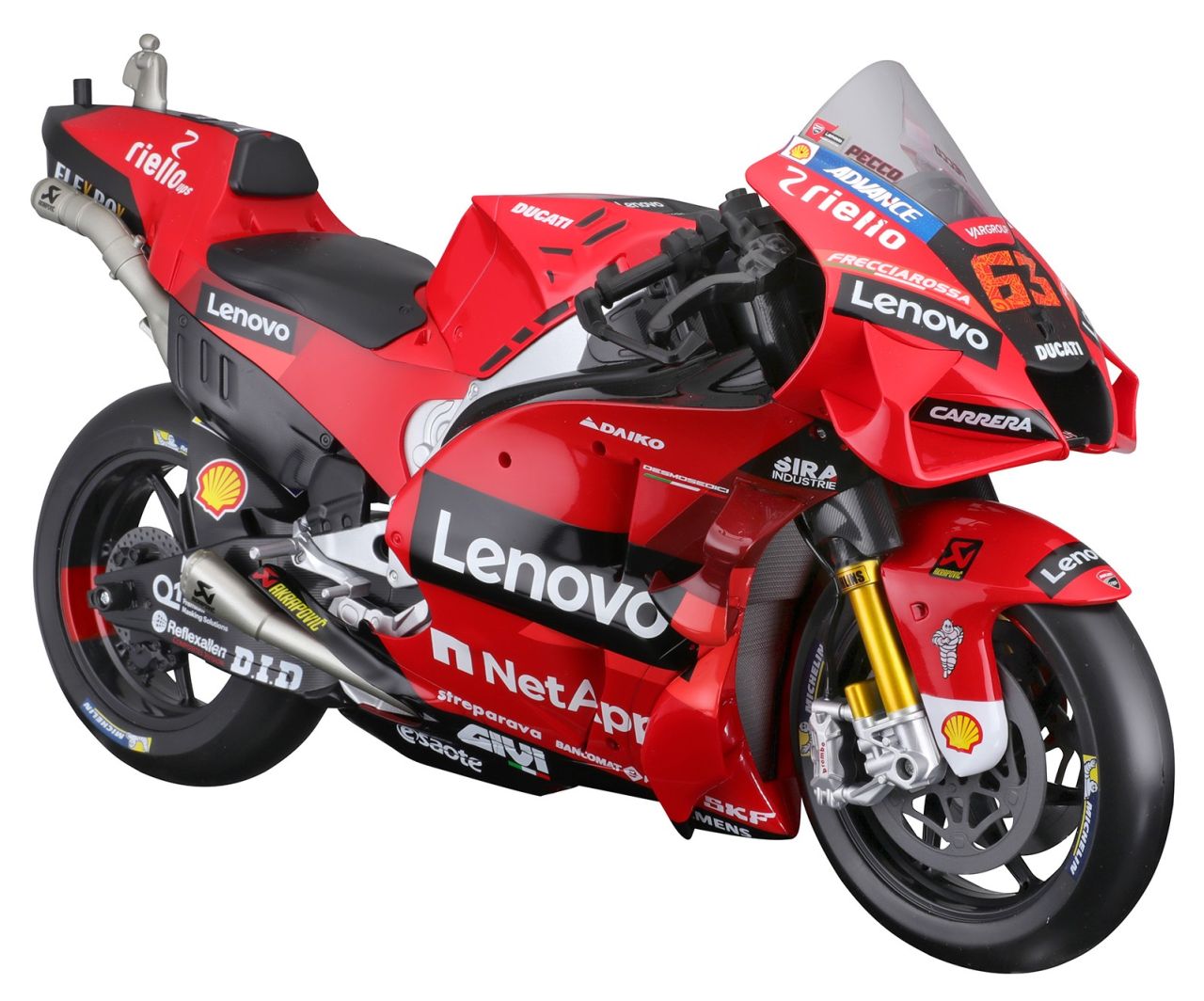 MotoGP 1/6 Ducati Desmosedici #63 Bagnaia - RCXX - RC Racing Shop | RC Models | Tuning & Spare Parts for Professionals
