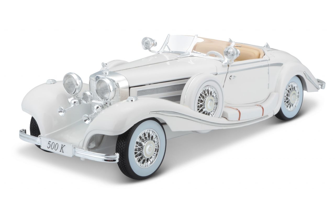 Mercedes Benz 500K Maharadscha 1936 1/18 weiss - RCXX - RC Racing Shop | RC Models | Tuning & Spare Parts for Professionals