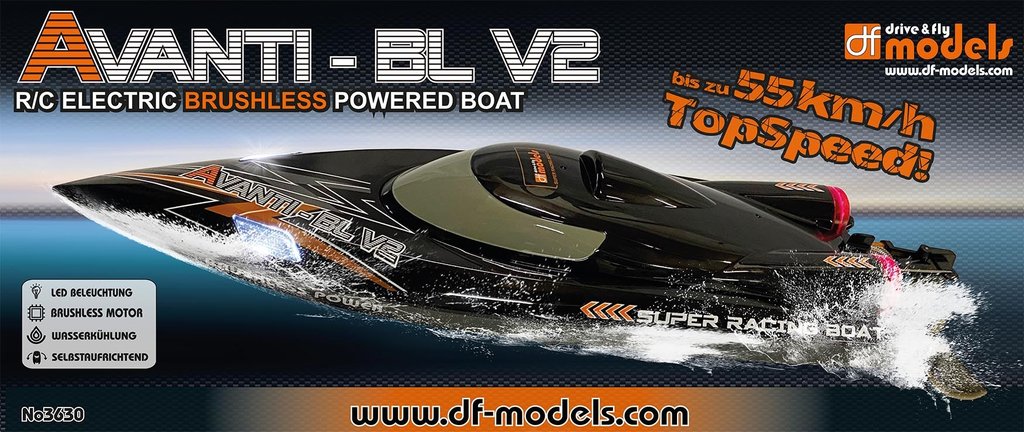 DF-Models AVANTI BL V2 Brushless Race Boat - RCXX - RC Racing Shop | RC Models | Tuning & Spare Parts for Professionals
