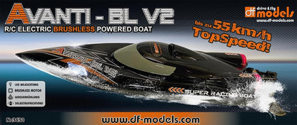 DF-Models AVANTI BL V2 Brushless Race Boat - RCXX - RC Racing Shop | RC Models | Tuning & Spare Parts for Professionals