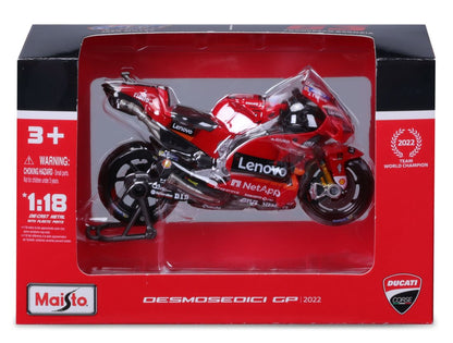 MotoGP 1/18 Ducati Lenovo #63 Bagnaia 2022 - RCXX - RC Racing Shop | RC Models | Tuning & Spare Parts for Professionals