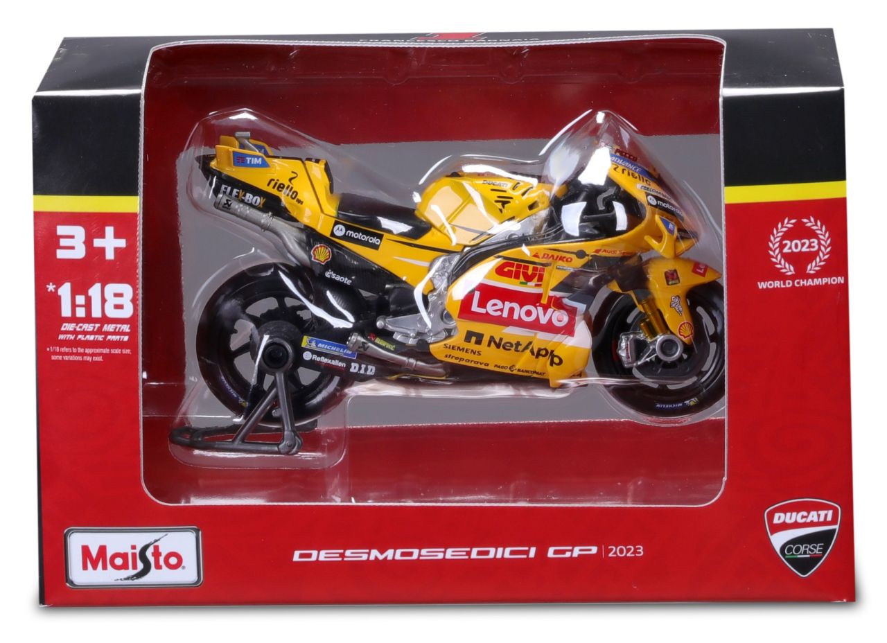 MotoGP 1/18 Ducati Lenovo #1 Bagnaia 2023 - RCXX - RC Racing Shop | RC Models | Tuning & Spare Parts for Professionals