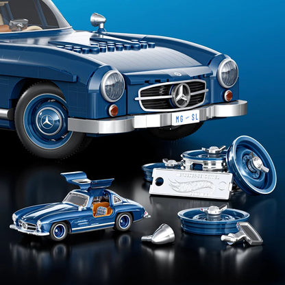 Coffret de construction Hot Wheels Mattel Brick Shop Mercedes-Benz 300 SL