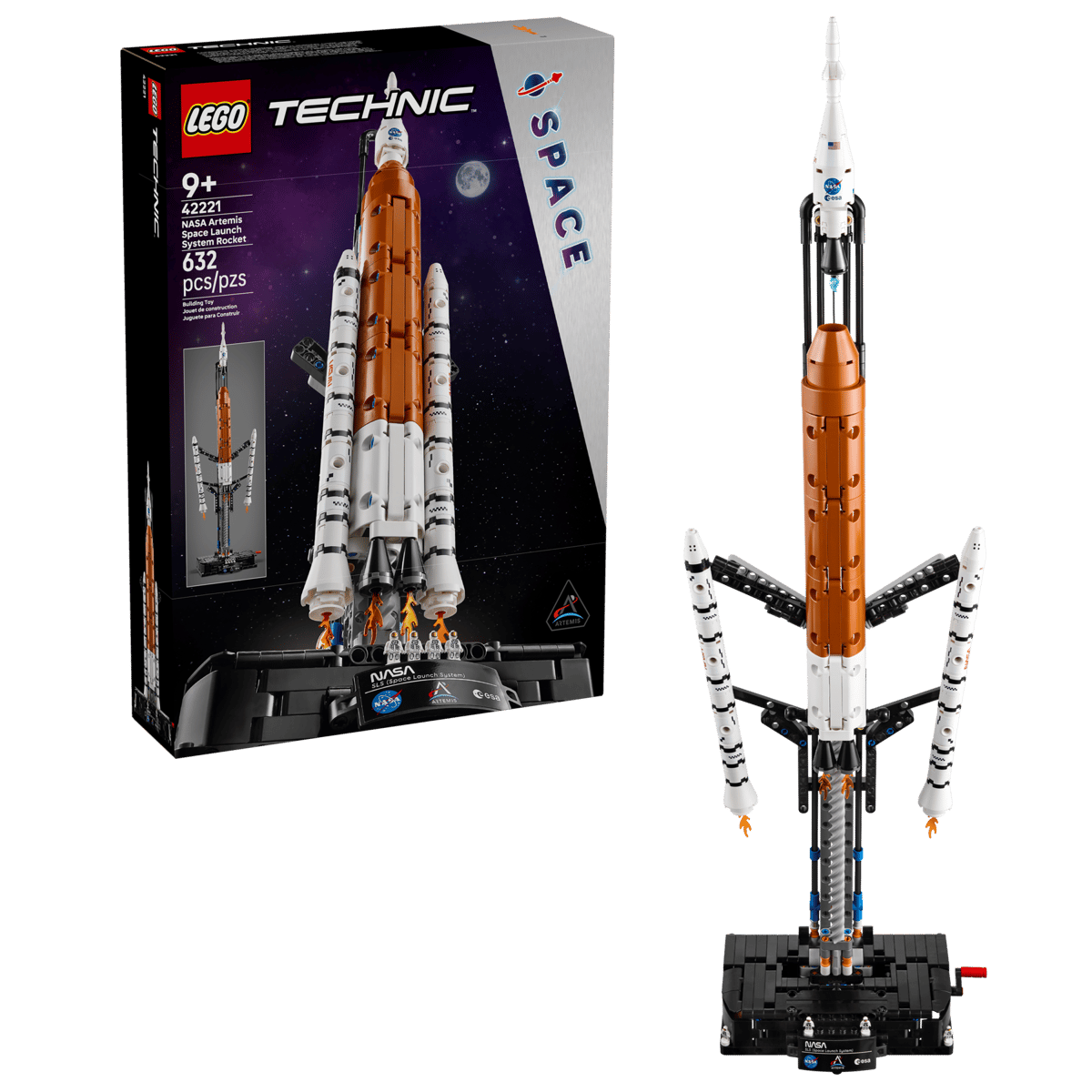 Fusée du système de lancement spatial Artemis de la NASA LEGO Technic - 42221