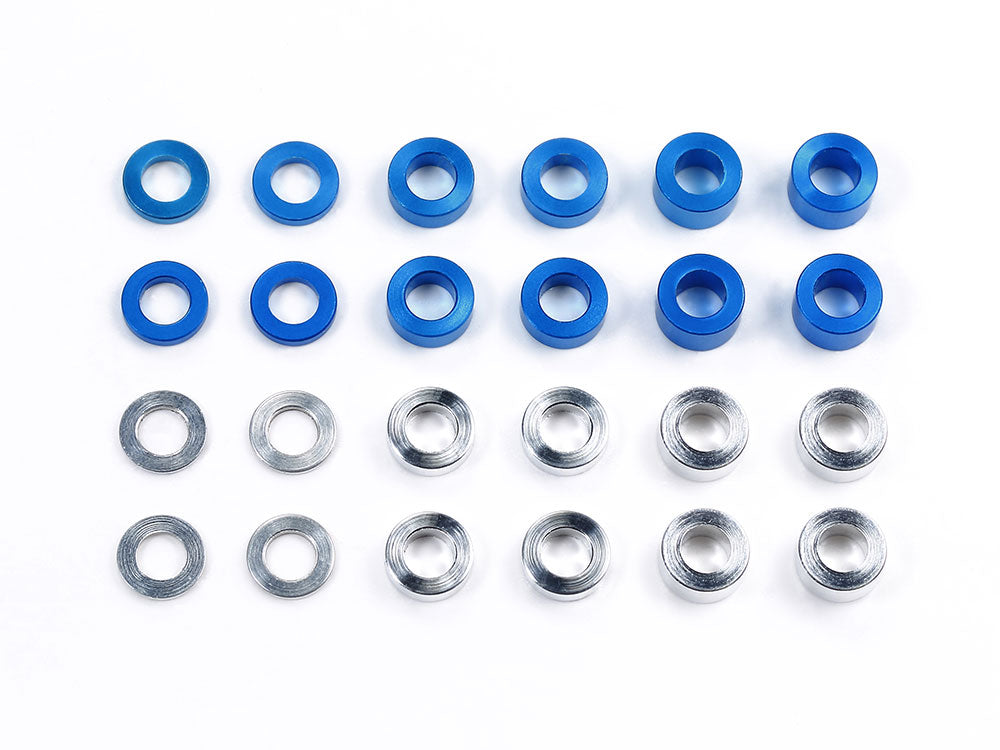 Jeu d'entretoises en aluminium Tamiya 5,5 mm - 53539