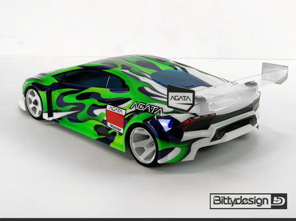 Bittydesign AGATA 1/12 GT Body - BDGT12-AGT