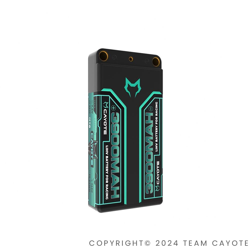 CAYOTE Racing 3900mAh 2S Shorty LiPo Akku 7,6V 145C 142g - 392S145 - RCXX - RC Racing Shop | RC Models | Tuning & Spare Parts for Professionals