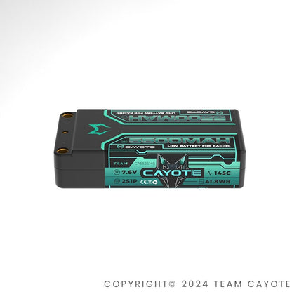 CAYOTE Racing 5500mAh 2S Shorty LiPo Akku 7,6V 145C 203g - 552S145 - RCXX - RC Racing Shop | RC Models | Tuning & Spare Parts for Professionals